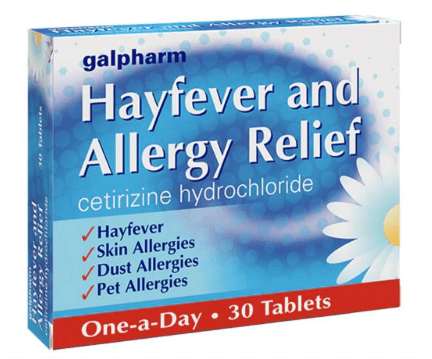 Cetirizine 10mg Tablets (30’s)