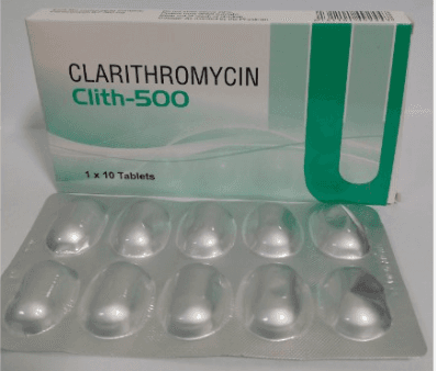 Clarithromycin 500mg Tablets (14’s)