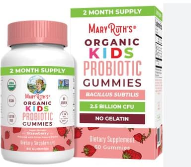 MaryRuth's Kids Probiotic Gummies Strawberry Flavor