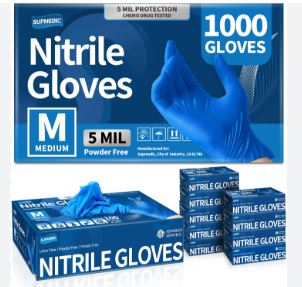 Supermedic Basic Medical Nitrile Exam Gloves